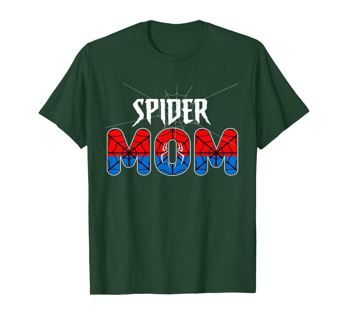 Mom and Dad Spider Family Matching Birthday Halloween T-Shirt