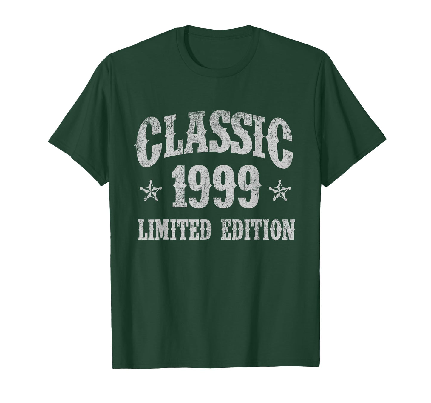 Classic 1999 Limited Edition Year Of Birth Birthday T-Shirt