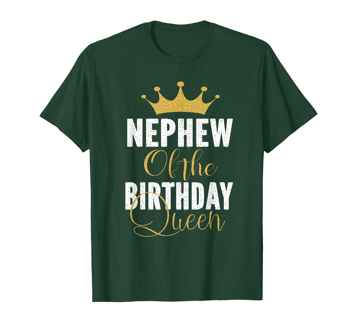 Nephew Of The Birthday Queen Women Bday Party Gift For Her T-Shirt