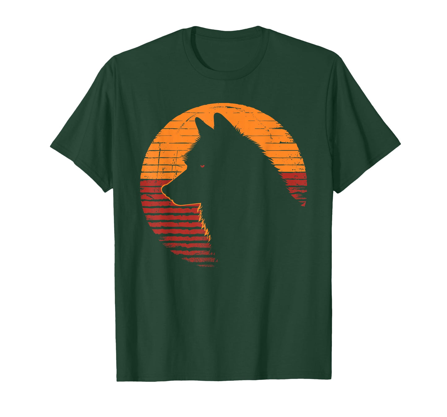 Wolf Retro Vintage 80s 90s - Wolf Wild Animals Lover Gift T-Shirt
