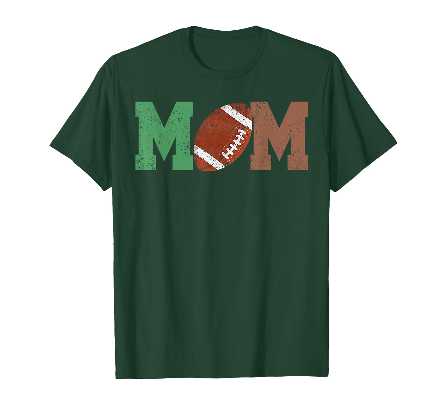 Mom of The 1 Year Old Football 1st Year Down Birthday Party T-Shirt