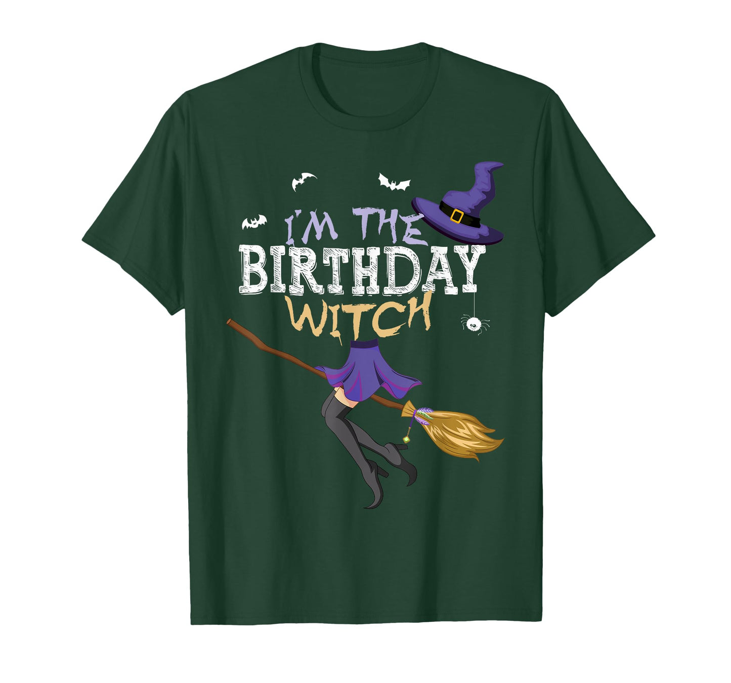 Funny Halloween I'm the Birthday Witch Matching Group T-Shirt