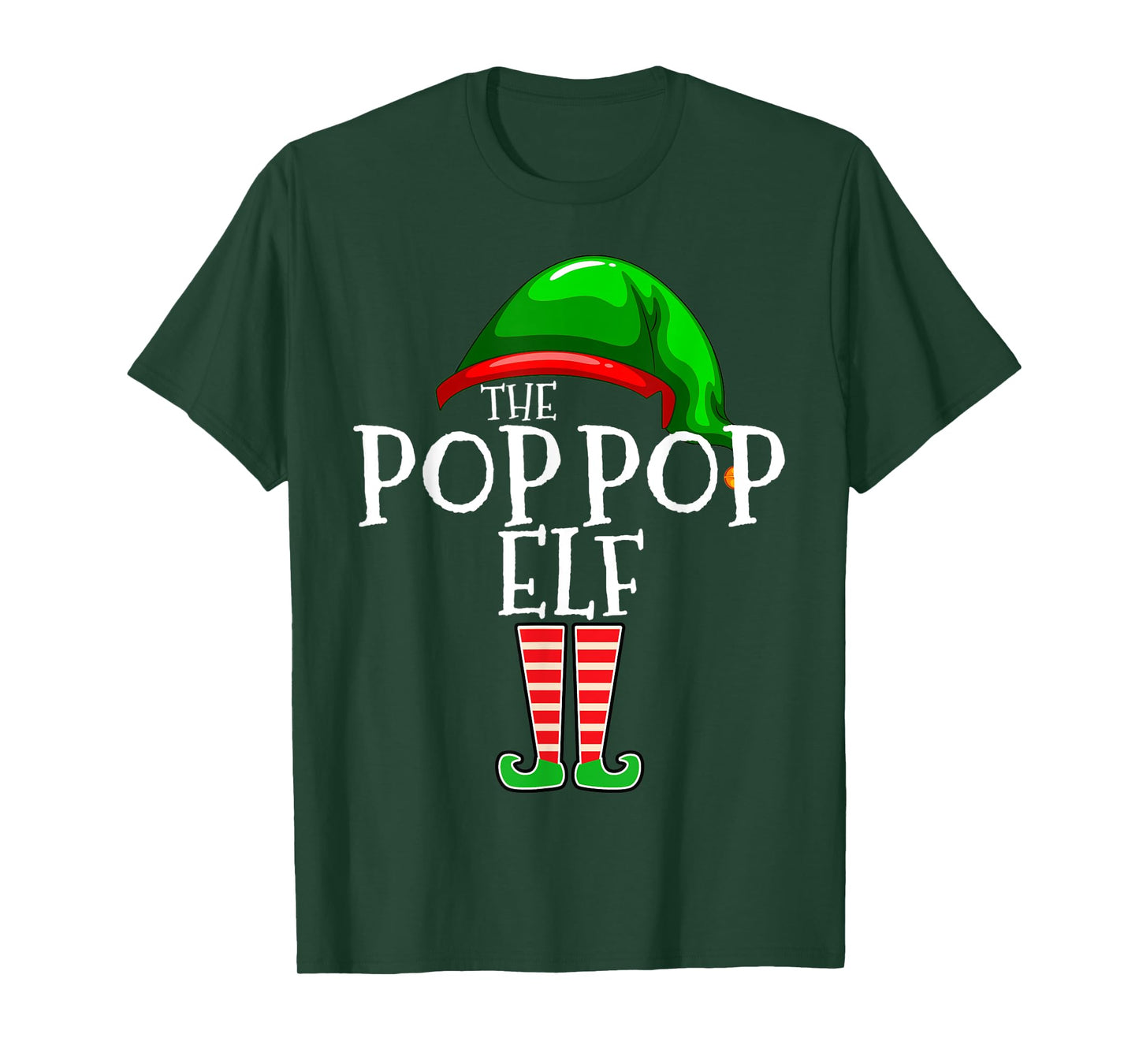 Pop Pop Elf Group Matching Family Christmas Gift Grandpa Set T-Shirt