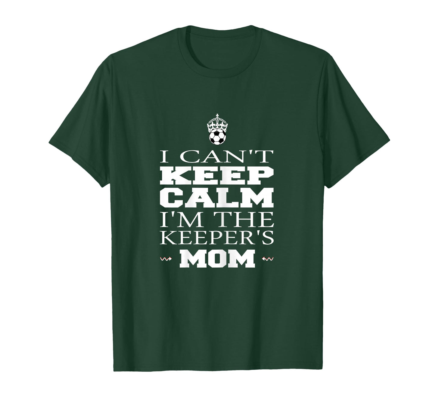 Keeper Mom Soccer Tee Funny I Can't Keep Calm Goalie Gift T-Shirt