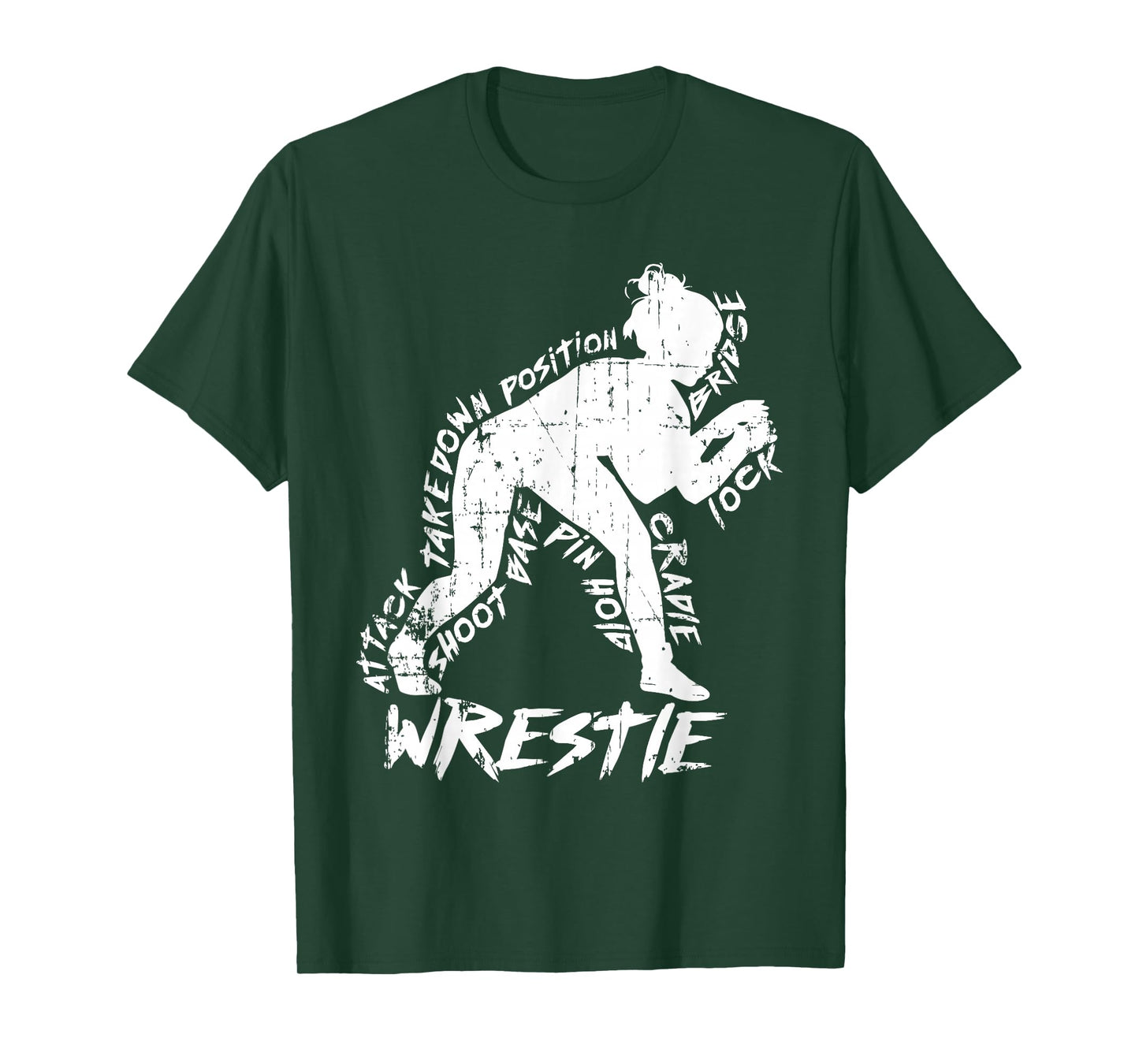 High School Wrestling Mom Dad Gift for Girls Wrestling T-Shirt