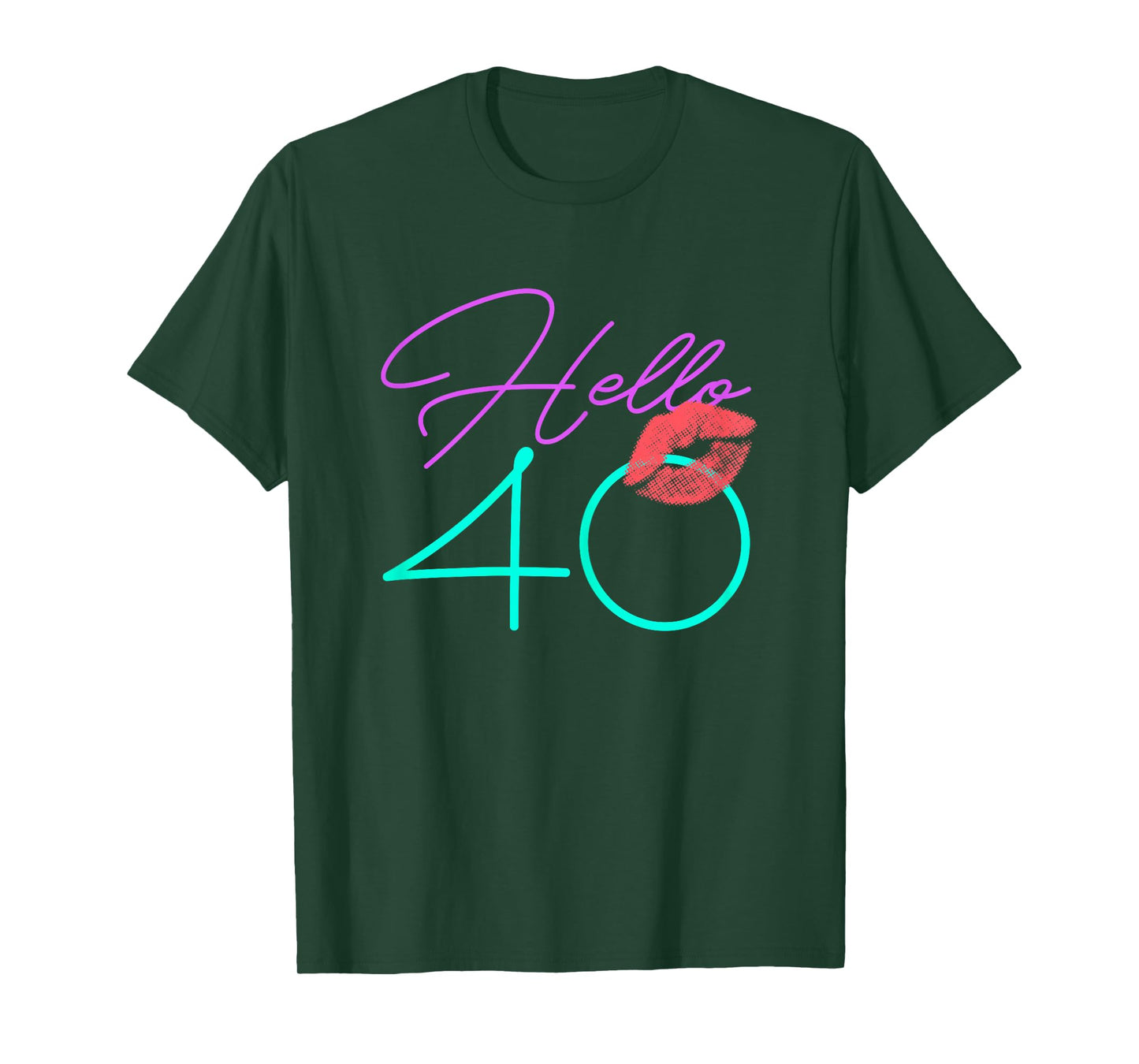 40th Birthday Funny Pink Women Gift T-Shirt
