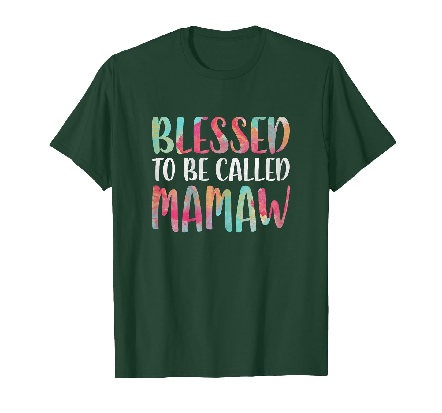 Blessed To Be Called Mamaw Shirt Women Mothers Day T-Shirt