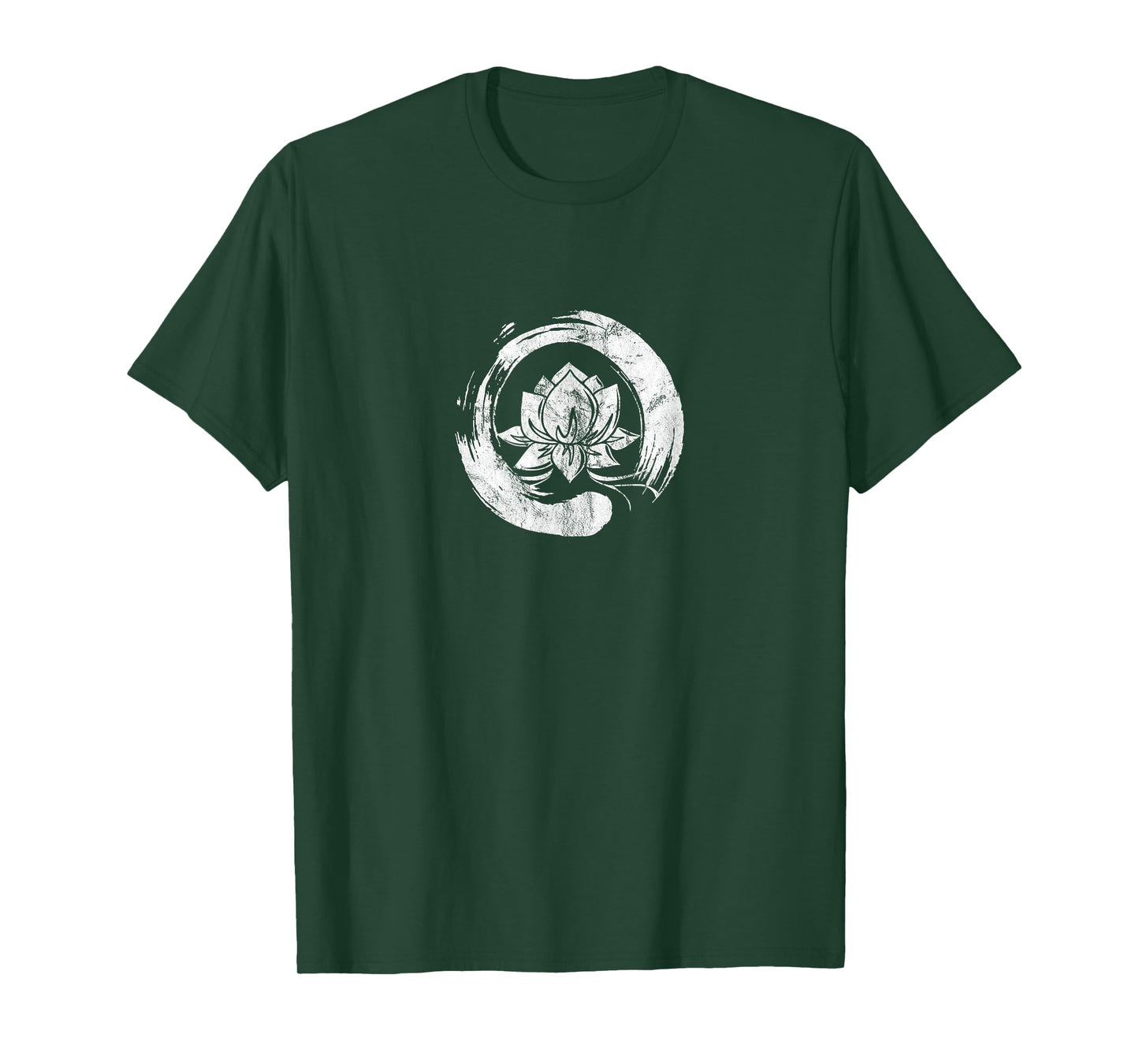 Enso Zen Circle of Enlightenment Lotus Vintage T-shirt T-Shirt