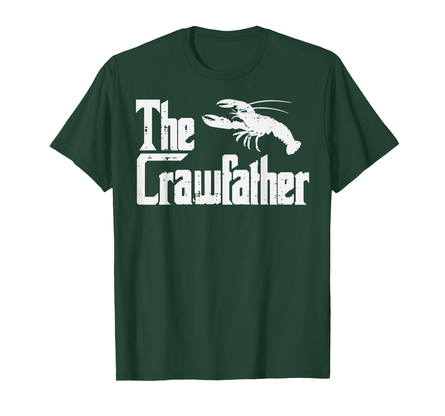 Crawfish The Crawfather Funny Crayfish Parody Dad Papa Men T-Shirt