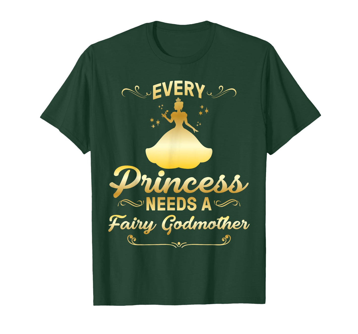 Funny Fairy Godmother Gift For Women Cool Princess Godmother T-Shirt