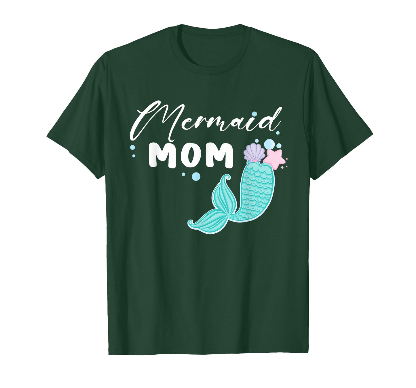 Funny Mom Mermaid Matching Family Party Mother's Day T-Shirt