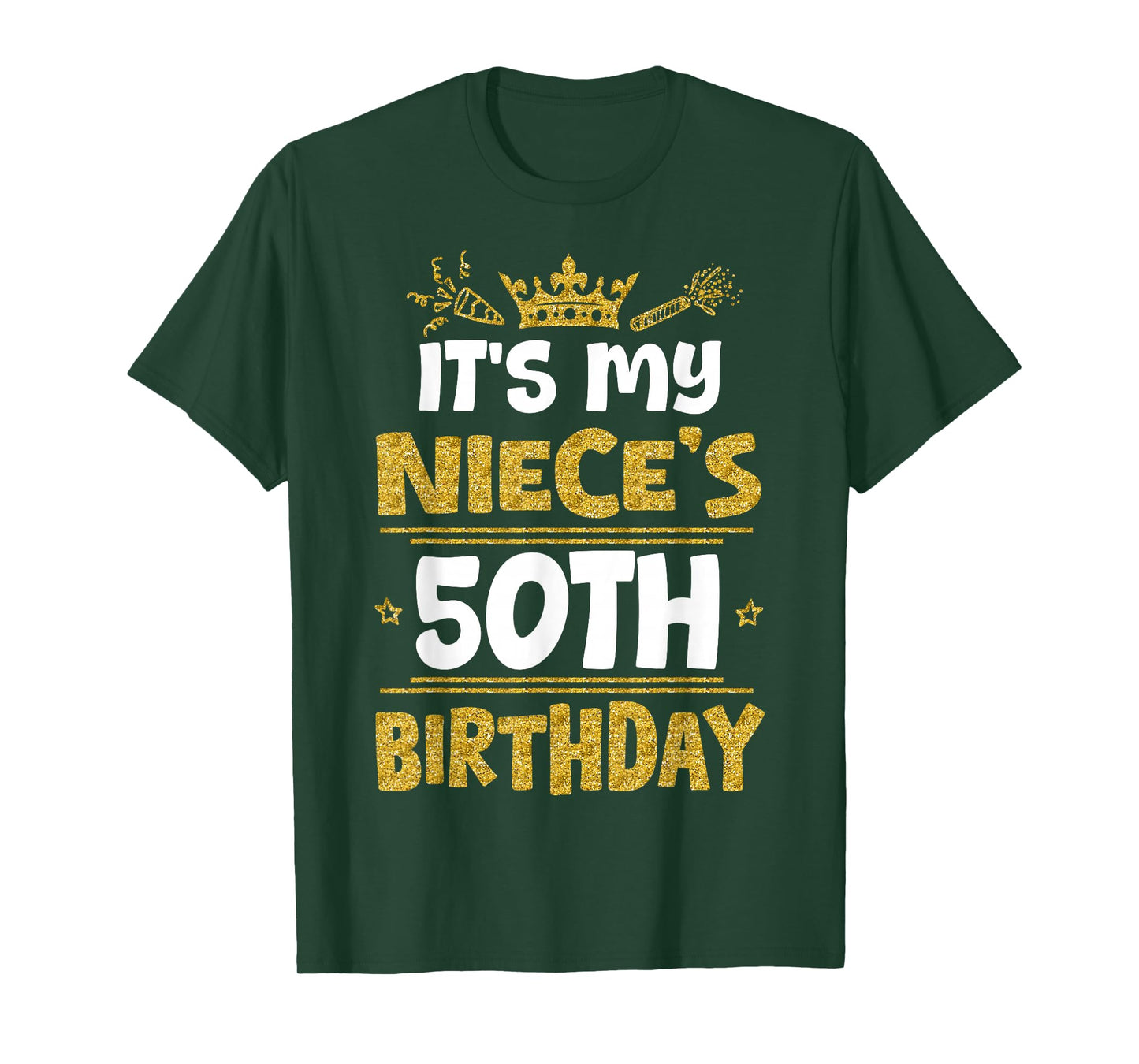Happy It's My Niece's 50th Birthday 1975 50 Years Old T-Shirt