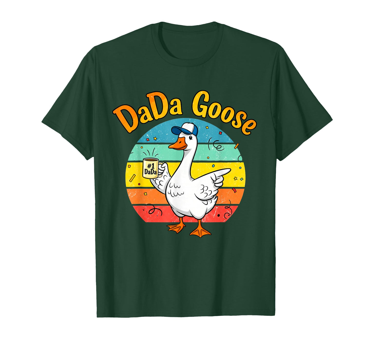 Silly Goose Dada 1st Birthday Matching Family Party T-Shirt