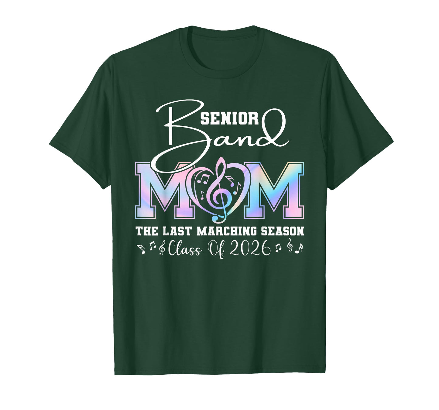 Senior Band Mom 2026 Class of 2026 Last Marching Season T-Shirt