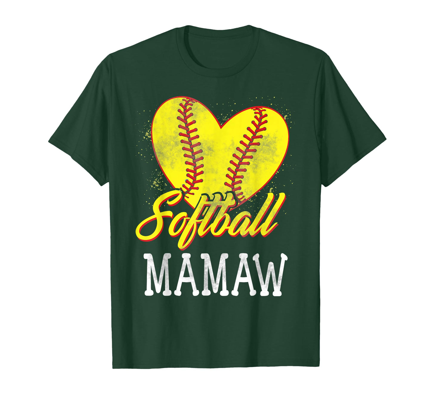 Softball Mamaw T-Shirt Softball Player T-Shirt