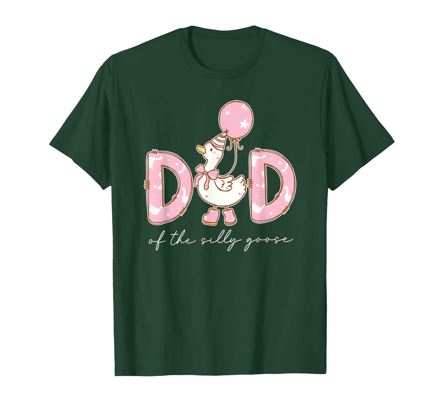 Dad of The Silly Goose Silly Goose Birthday Matching Family T-Shirt