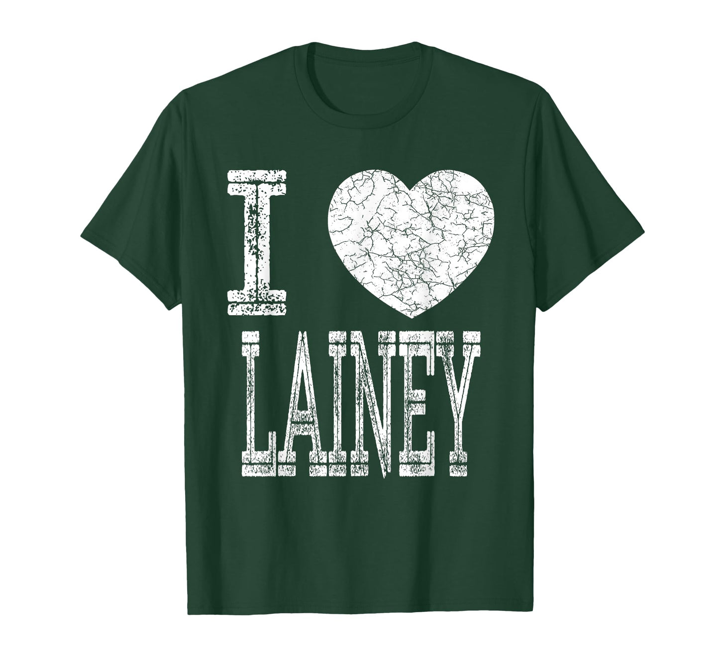 I Love Lainey Valentine Girlfriend Girl Daughter Heart Wife T-Shirt