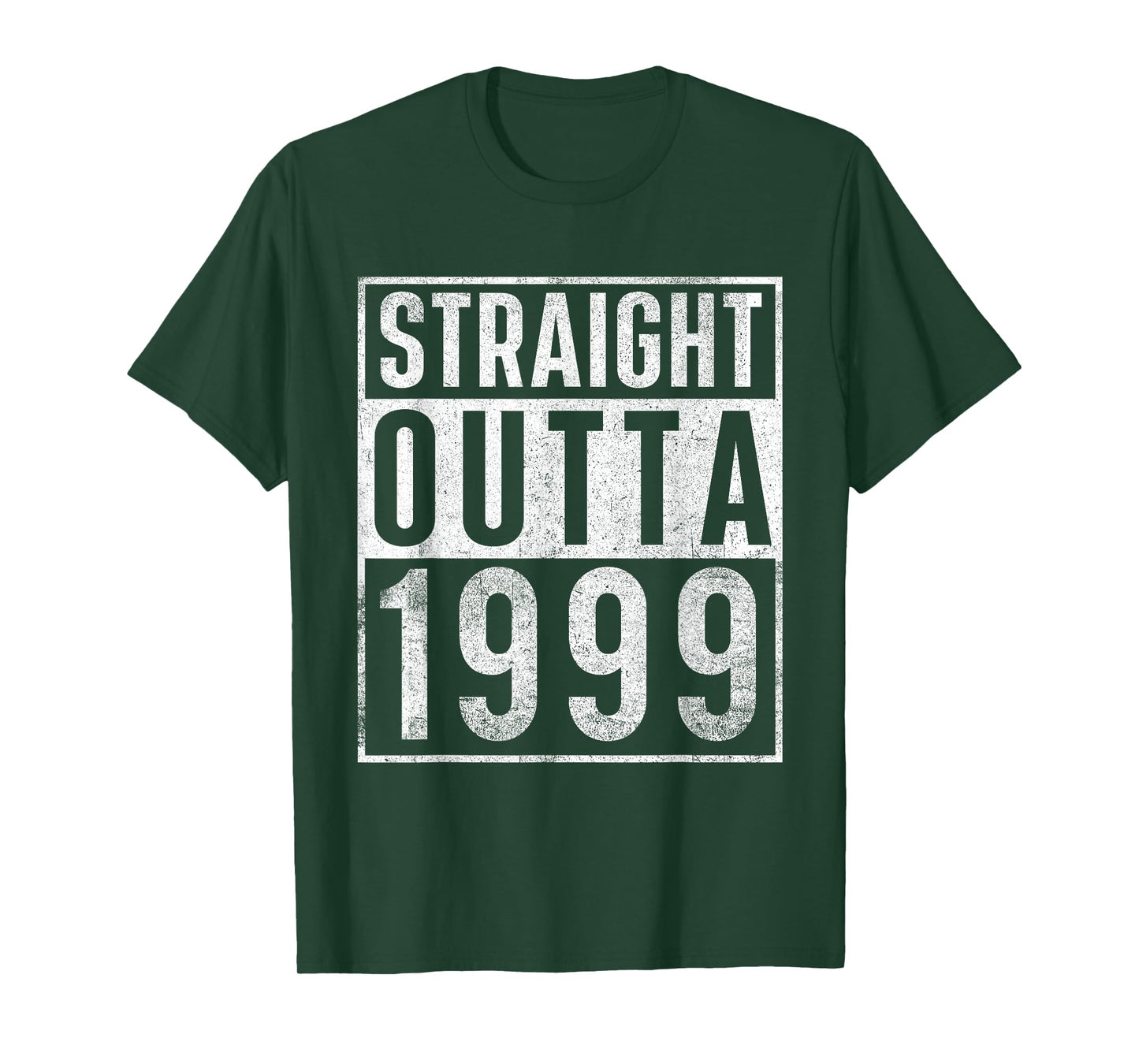 Straight Outta 1999 Year Of Birth Birthday T-Shirt