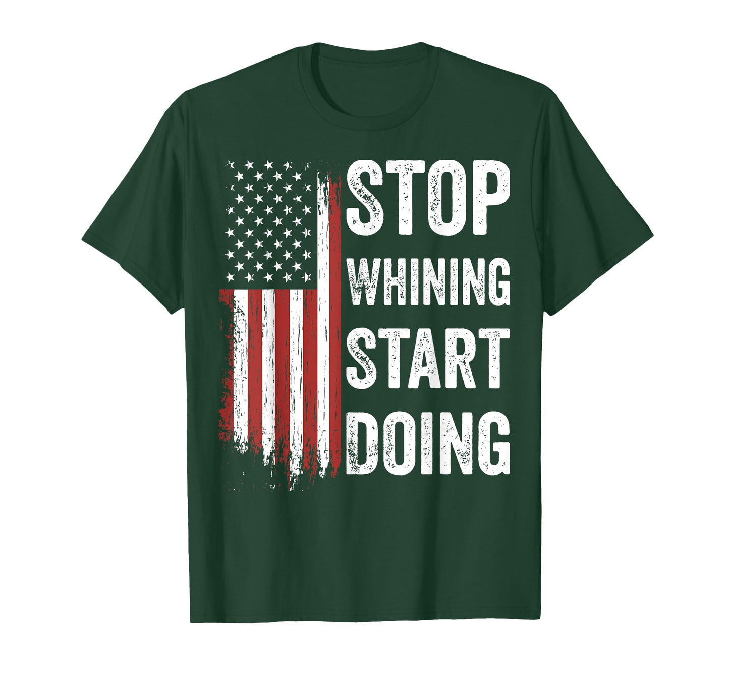 Stop Whining Start Doing Motivational Workout Motivation Men T-Shirt