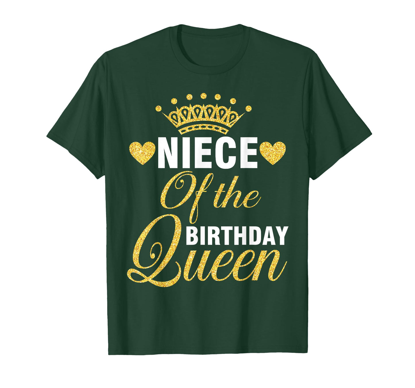 Niece Of The Birthday Queen Happy Day To Her Me You Aunt T-Shirt