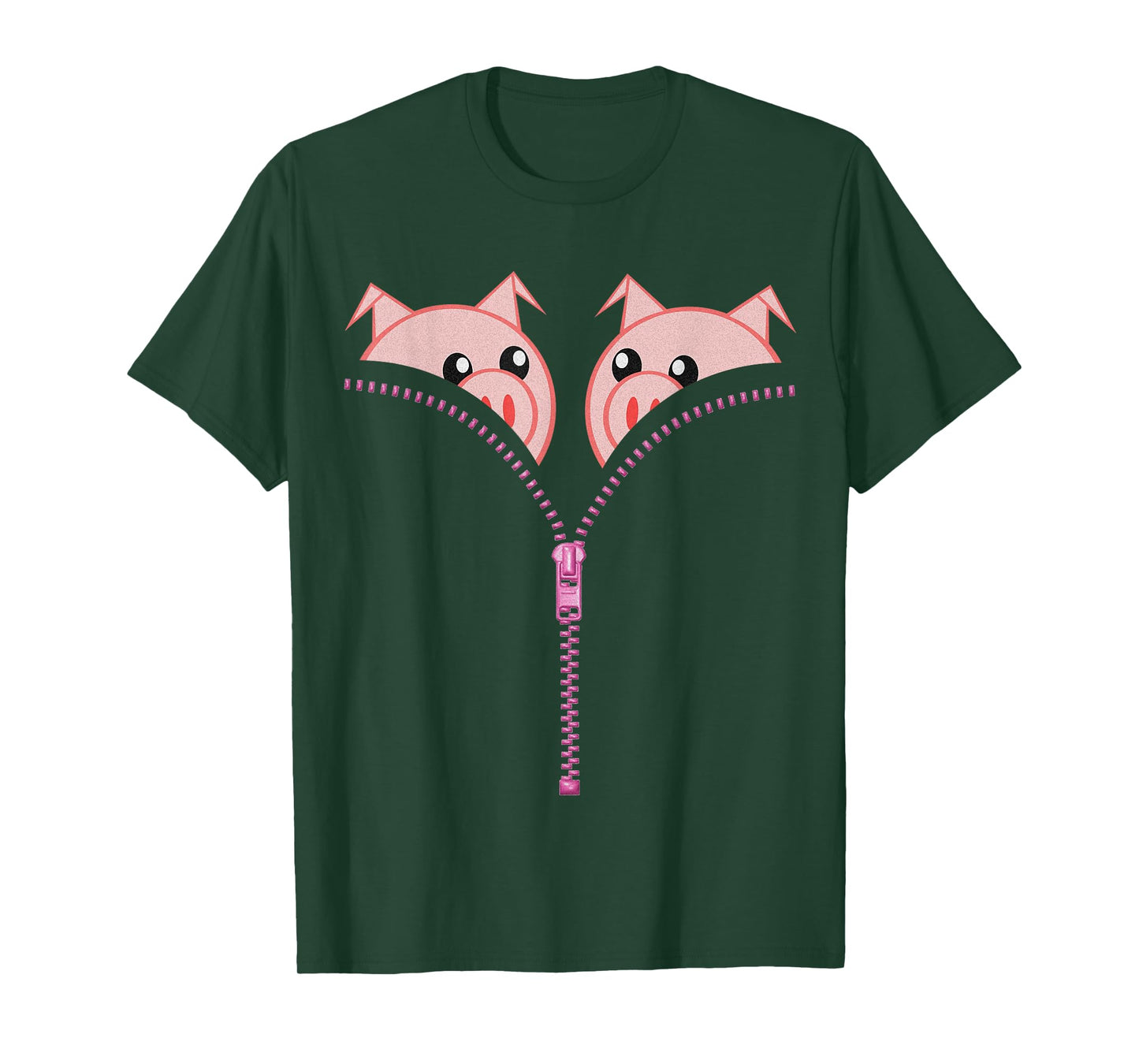 Pigs Boobs T-Shirt Funny Womens Christmas Tee Gift 2019 Pig