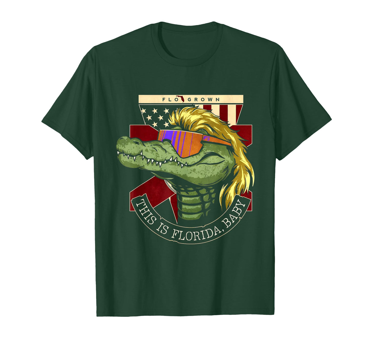 This Is Florida Baby Funny Crocodile T-Shirt
