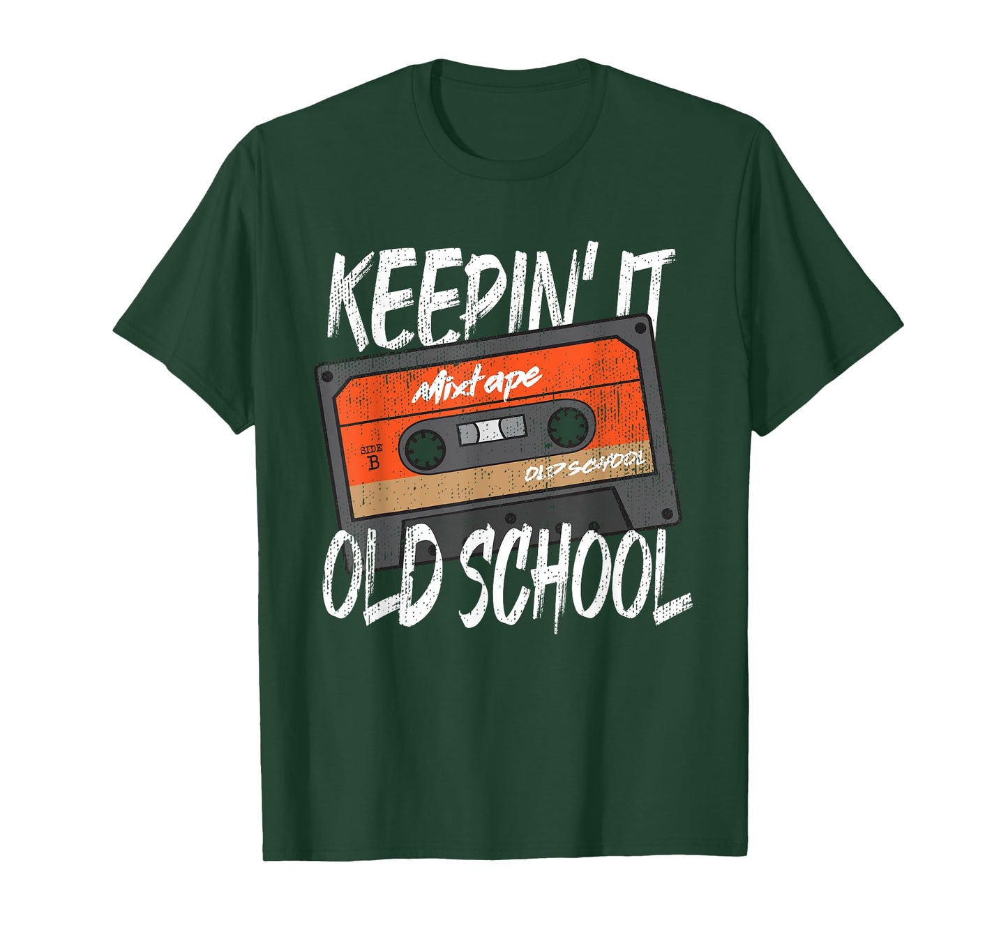 Old School Hip Hop 80s 90s Vintage Mixtape Cassette Tape T-Shirt
