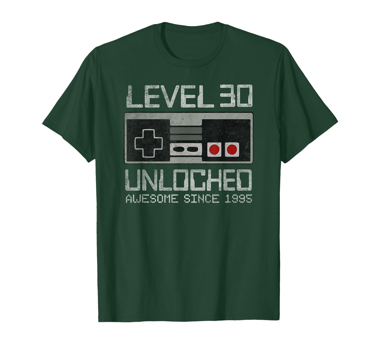 Level 30 Unlocked 30th Birthday 30 Year Old Video Gamer Man T-Shirt