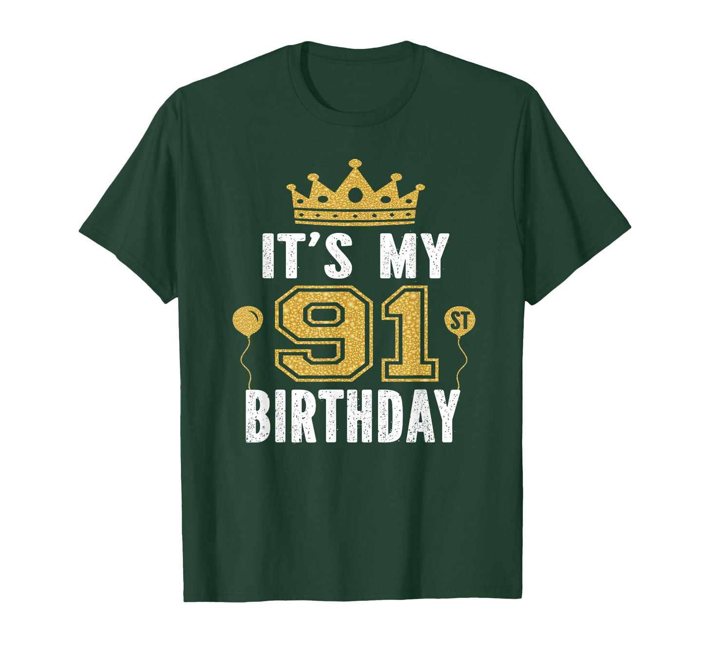 It's My 91st Birthday Gift For 91 Years Old Man And Woman T-Shirt