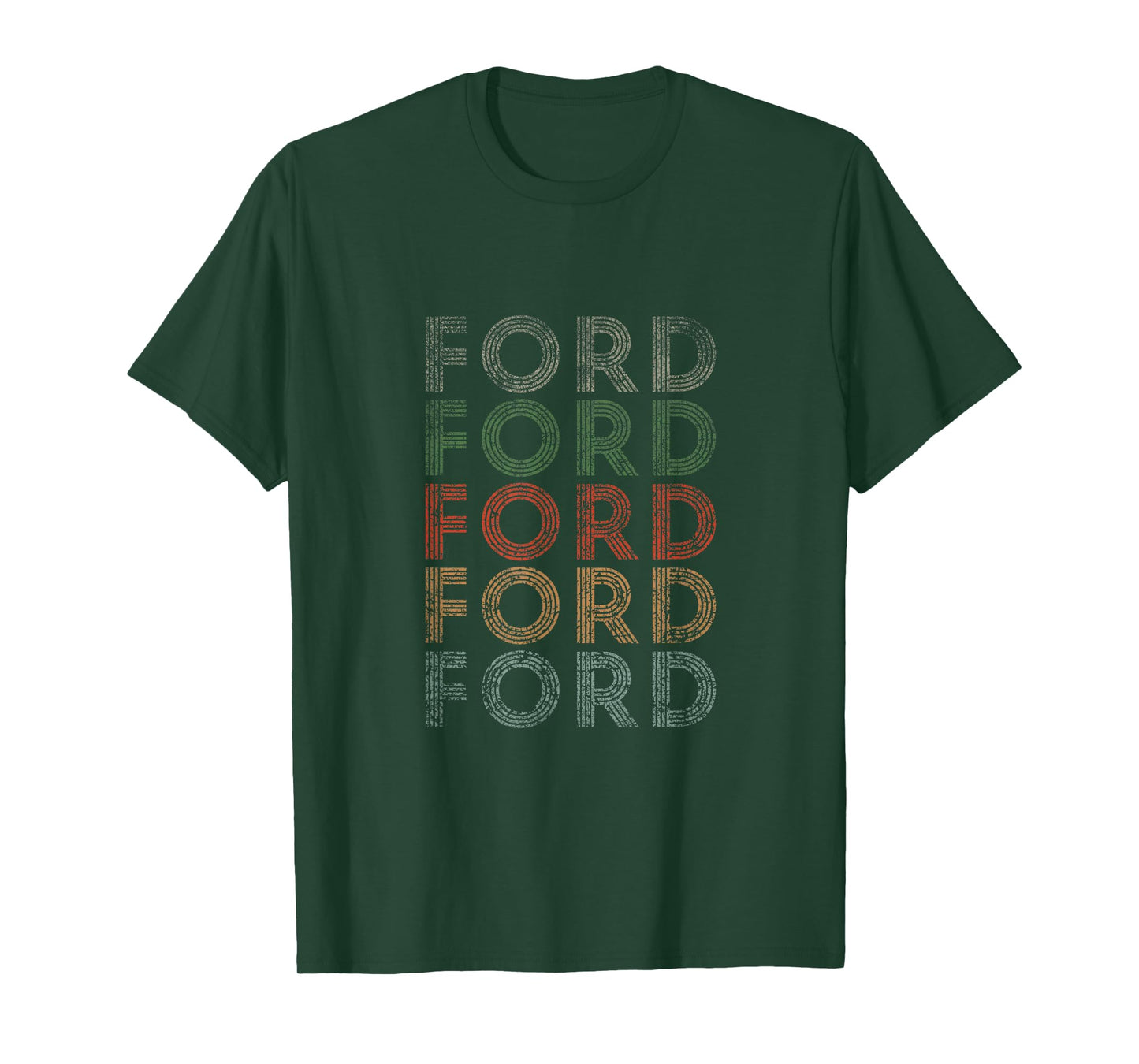 Ford First Name Grunge Style Vintage Retro T-Shirt
