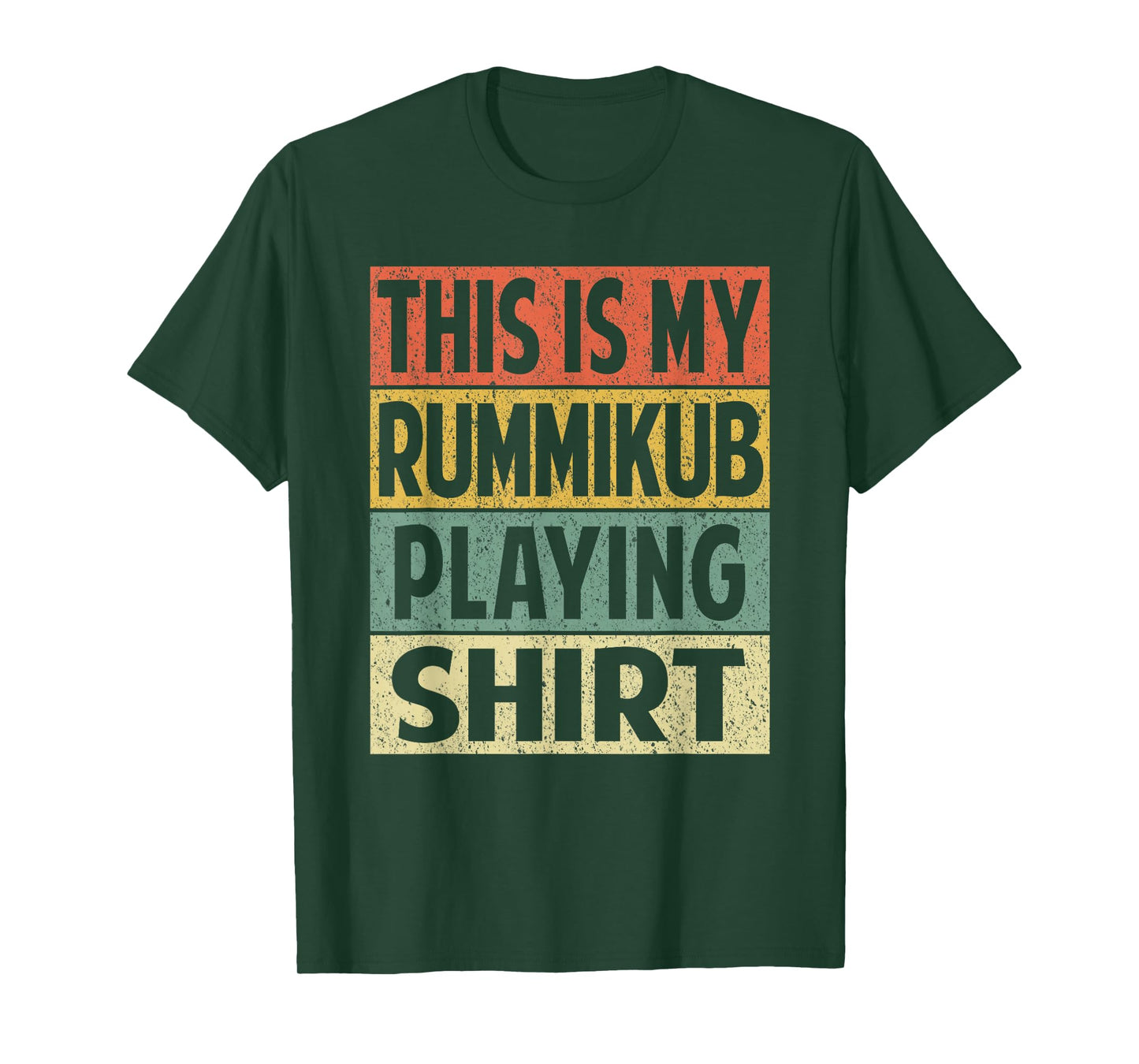 Retro Rummikub Dad Husband Grandpa Mens Womens Game Night T-Shirt