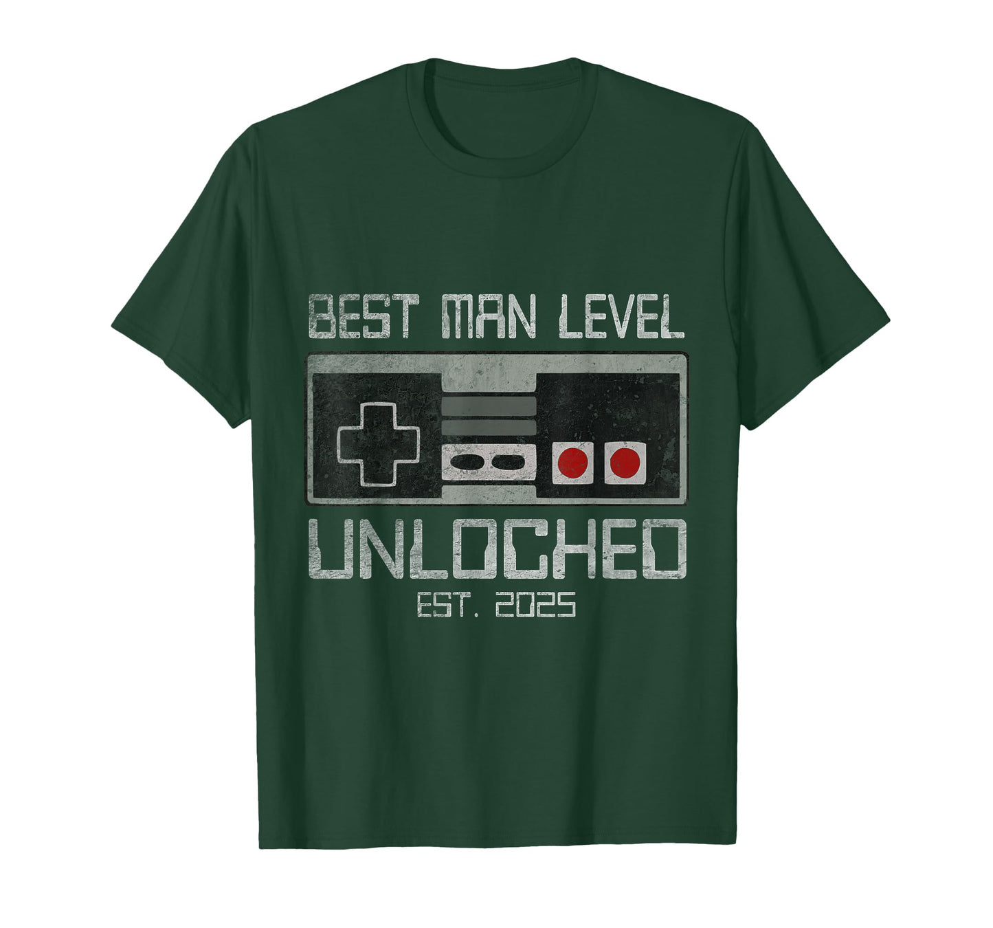 Best Man Bachelor Party 2025 Gamer Husband Wedding For Men T-Shirt
