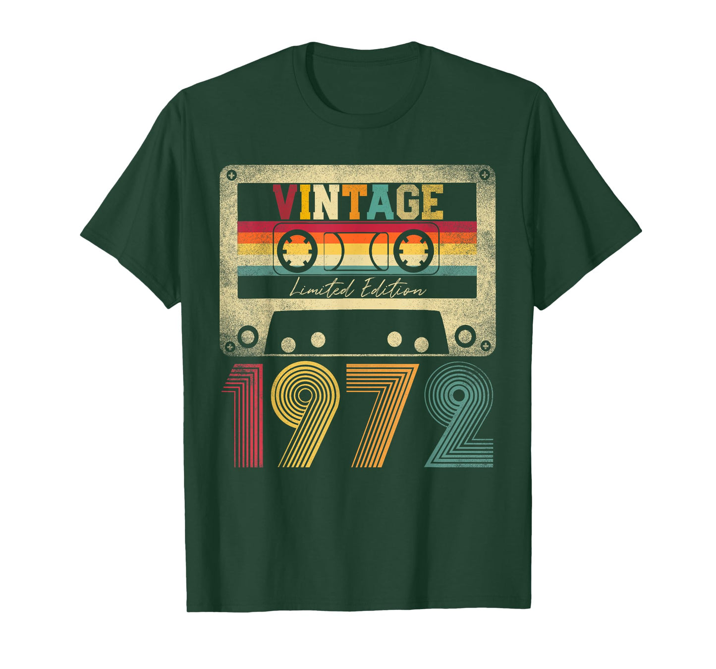 Vintage 1972 53rd Birthday Gift 53 Years Old Limited Edition T-Shirt