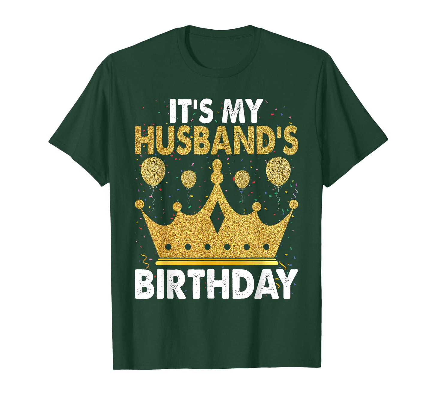 It's My Husband's Birthday Party Family Matching T-Shirt