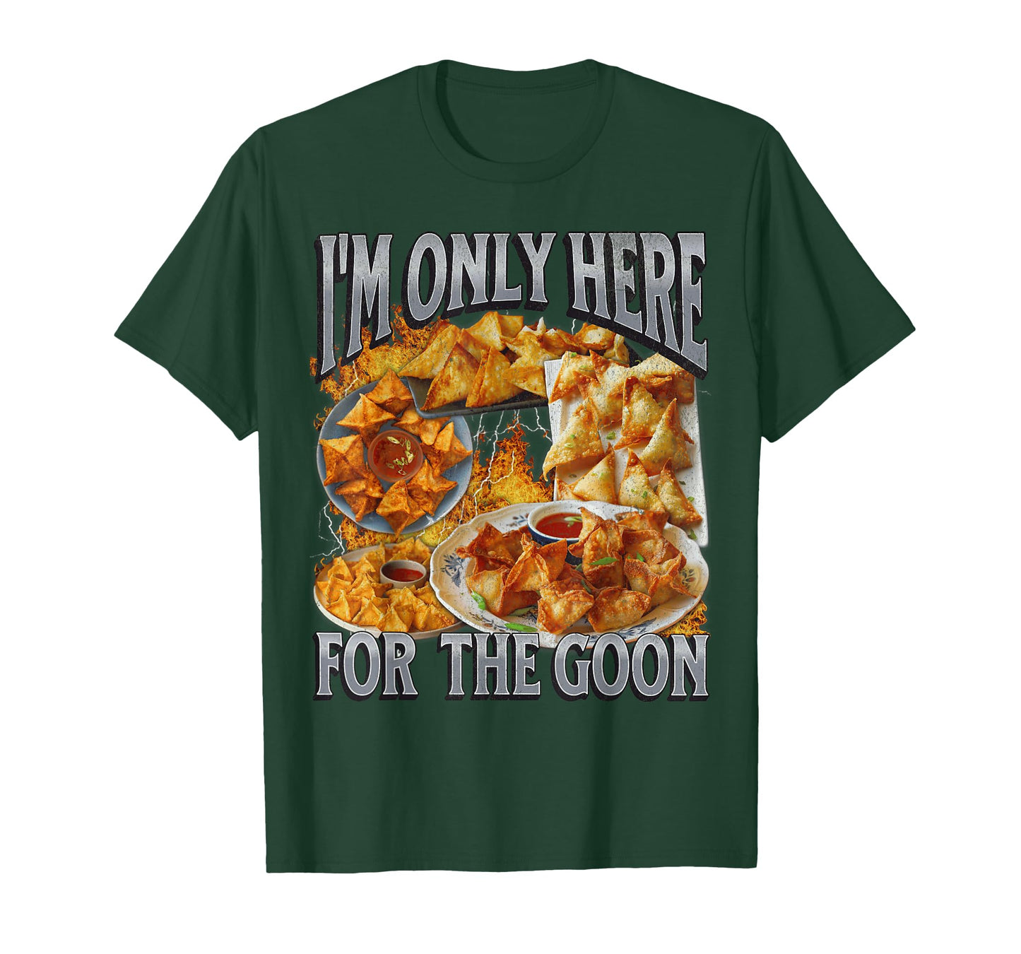 Funny Crab Rangoon Meme Bootleg Graphic T-Shirt