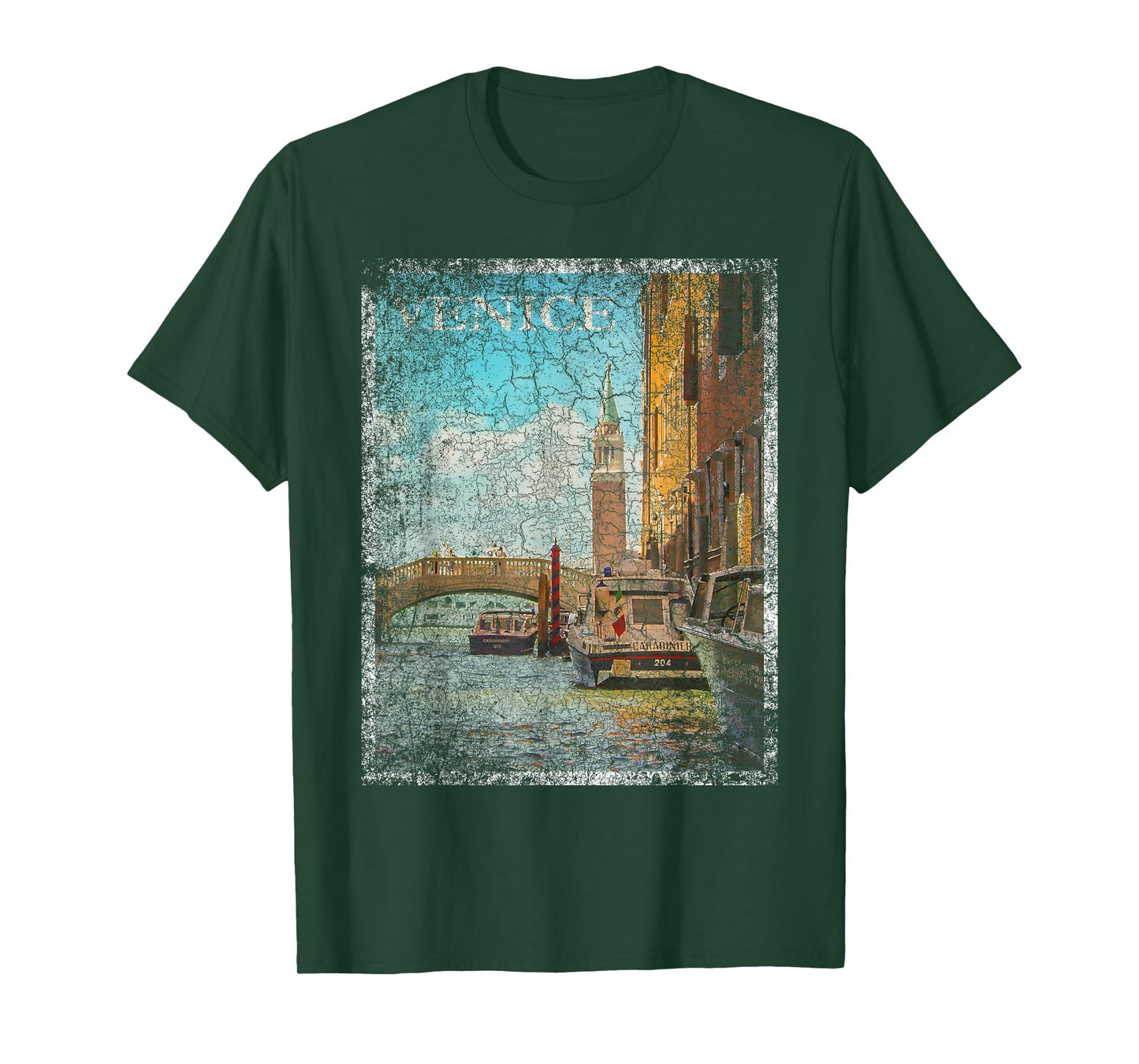 Venice Italy Vacation Vintage Retro Travel Holiday Gift T-Shirt