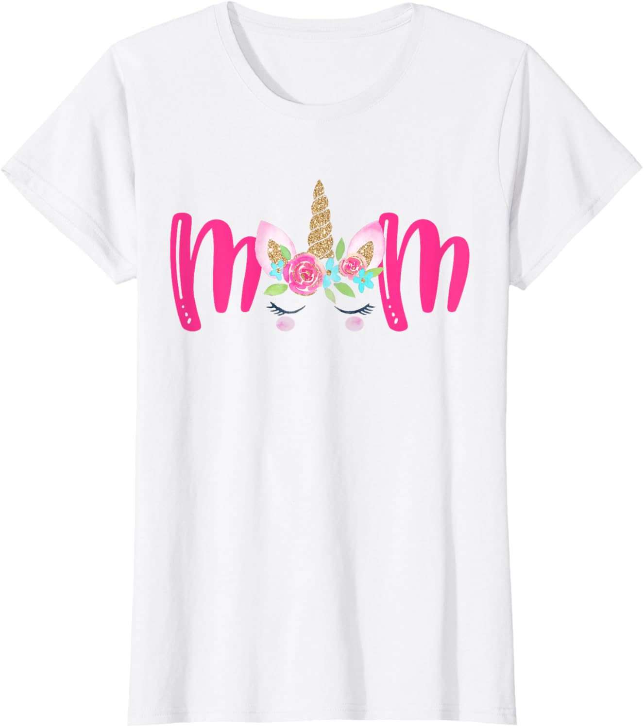 Unicorn Mom Birthday Matching Family Party T-Shirt