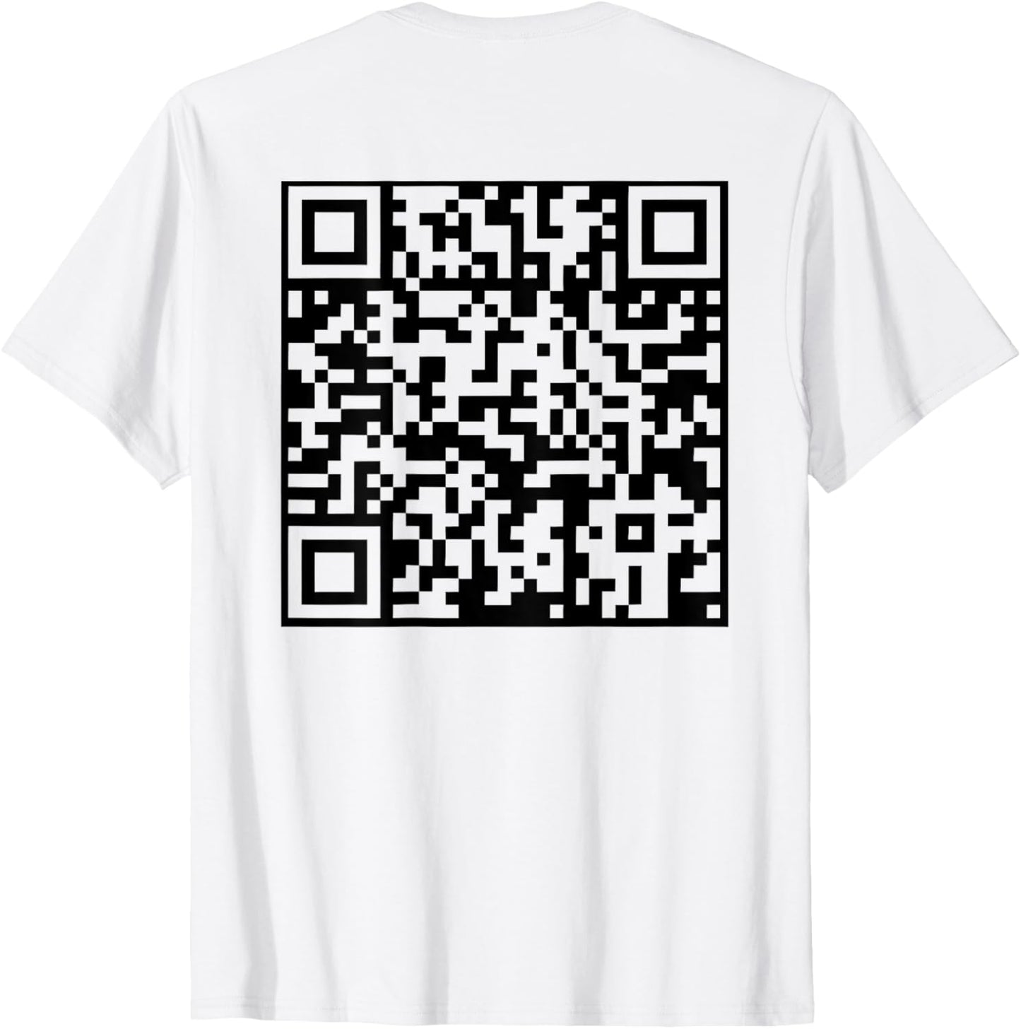 Funny QR President Trump Dance Code (on back) T-Shirt