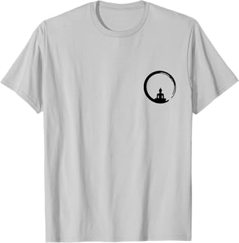 Enso, Zen, Circle, Buddha Meditation Japan Calligraphy Yoga T-Shirt