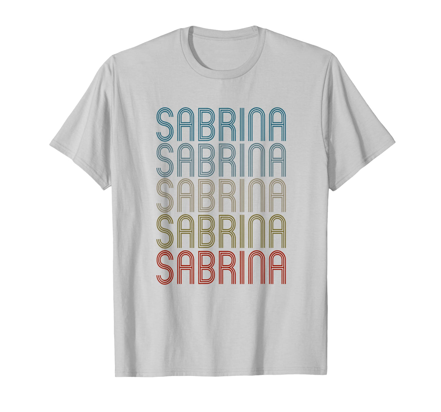 Sabrina First Name Vintage Retro T-Shirt