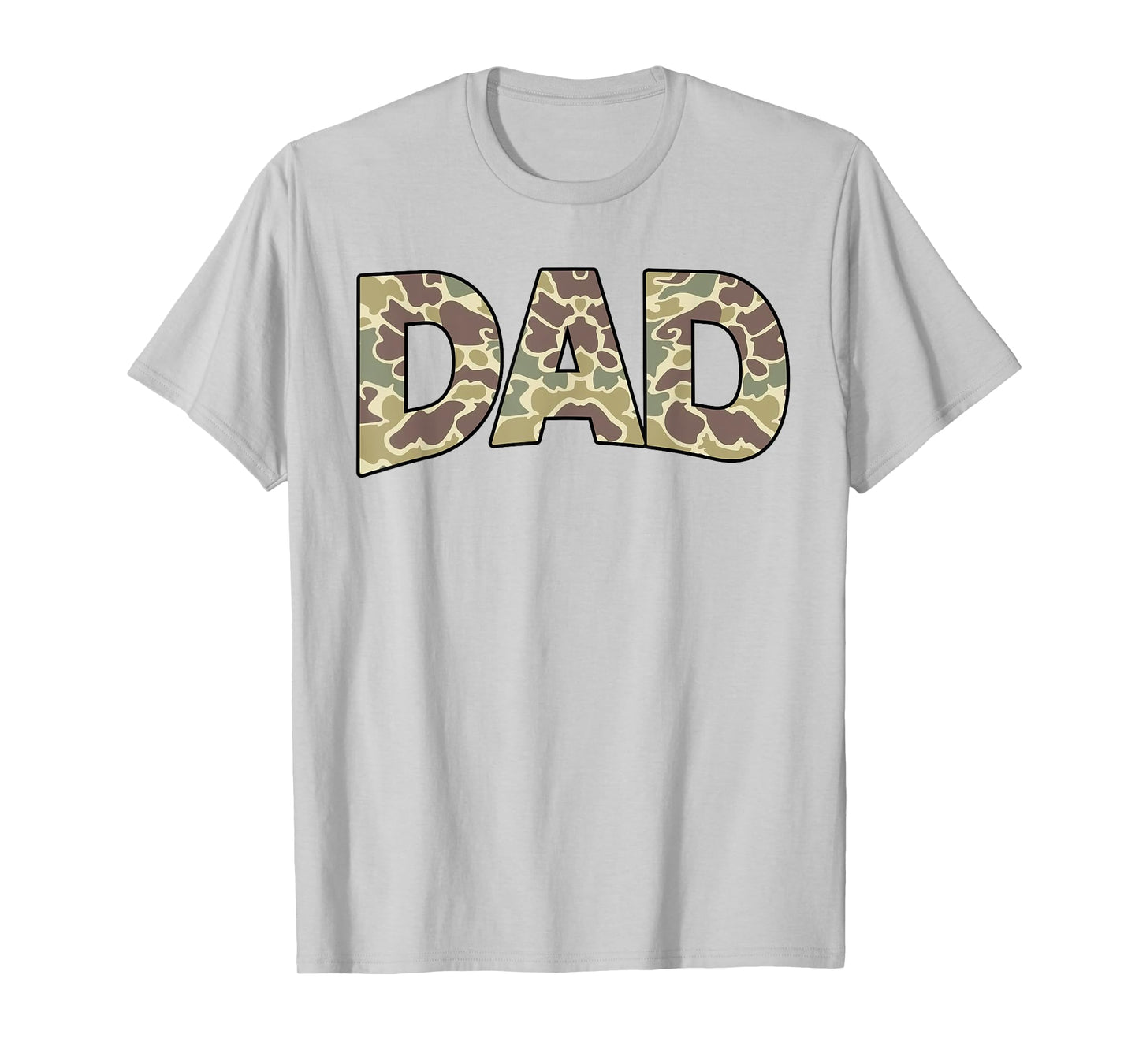 Men Old School Camo Dad, Retro Camouflage Daddy Father's Day T-Shirt