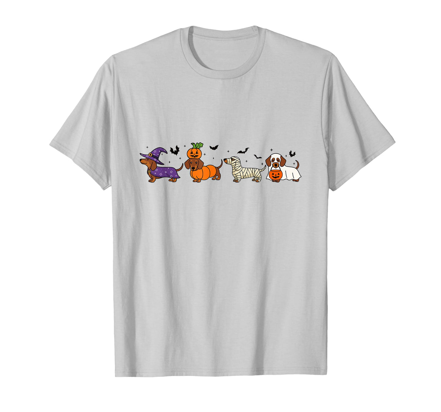 Funny Dachshund Halloween Wiener Dog Mom Dog Lover Spooky T-Shirt