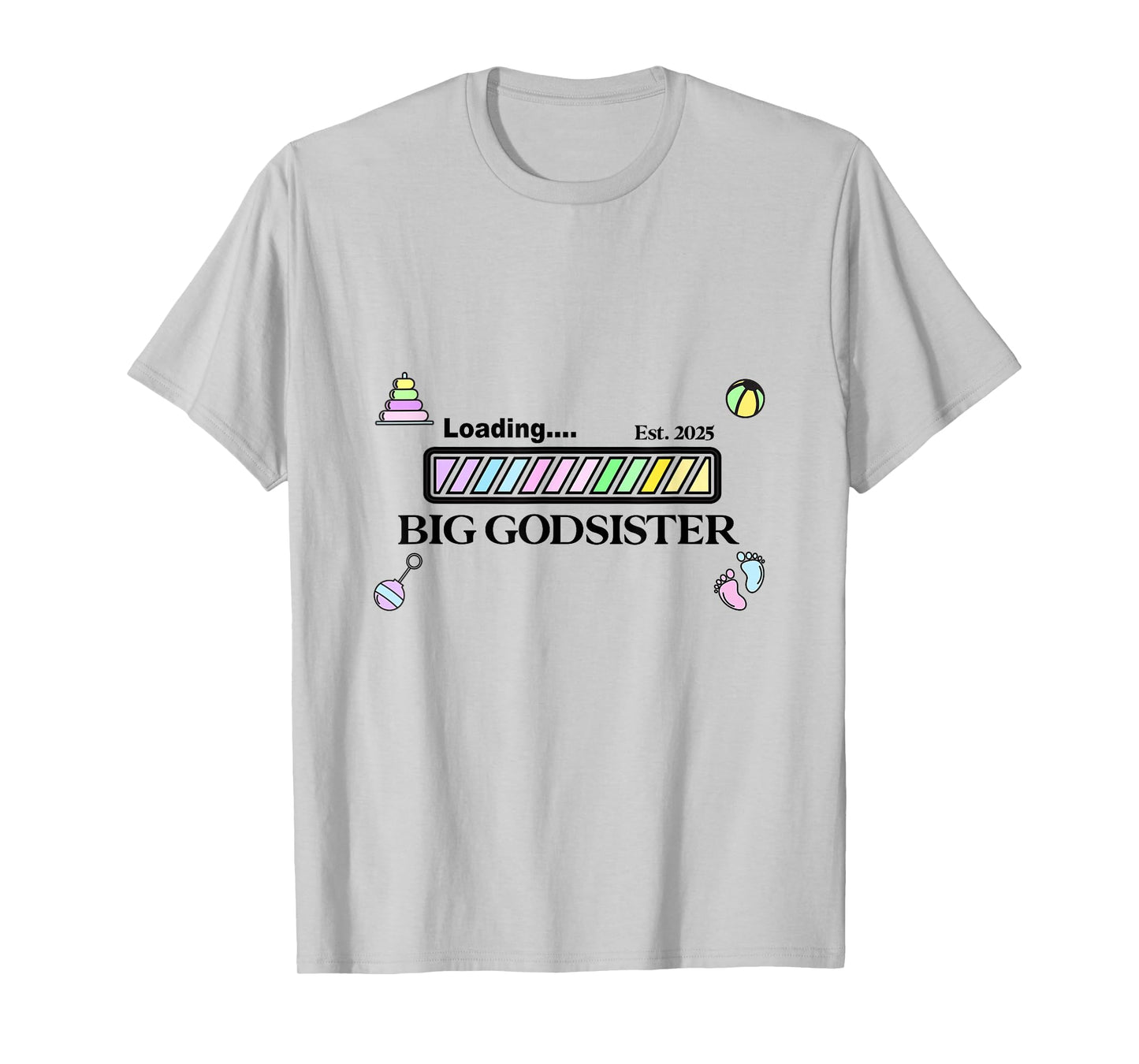 New baby Big God sister girls kids daughter teens women T-Shirt