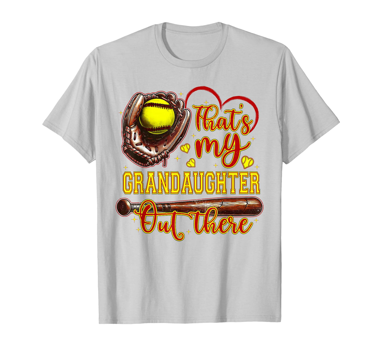 That's My Granddaughter Out There Softball Grandma T-Shirt