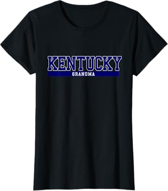 Womens Kentucky State Grandma Sports T-Shirt