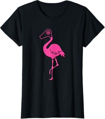 Hairdresser Flamingo Funny Gift Hairstylist T-Shirt
