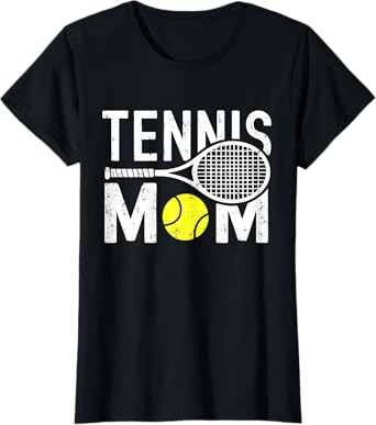 Tennis Mom Shirt Women Tennis Lover Mommy Mothers Day T-Shirt