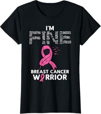 Im Fine Breast Cancer Warrior Pink Awareness Survivor Women T-Shirt