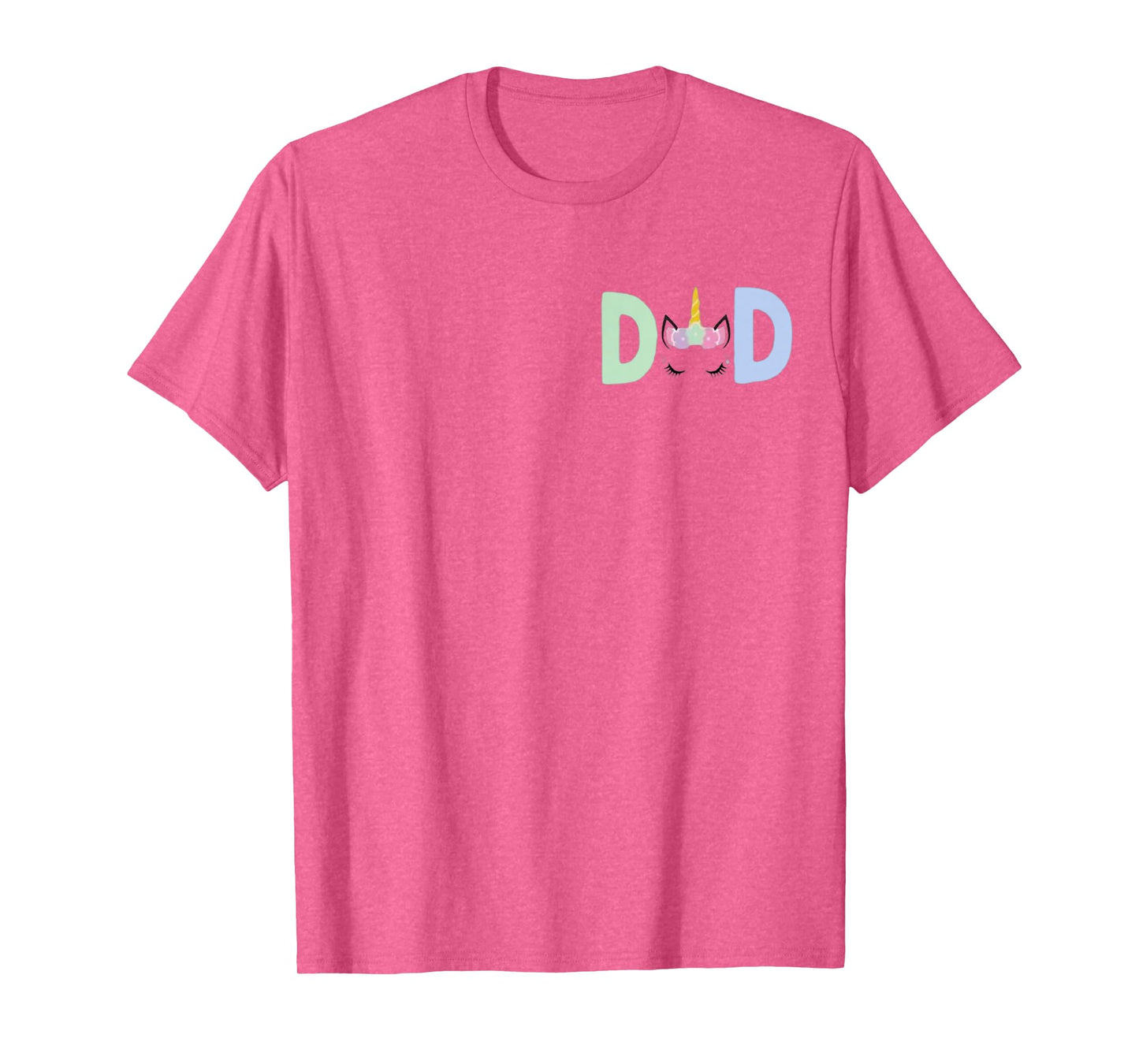 Unicorn Dad First Birthday Girl Family Matching Mama Party T-Shirt