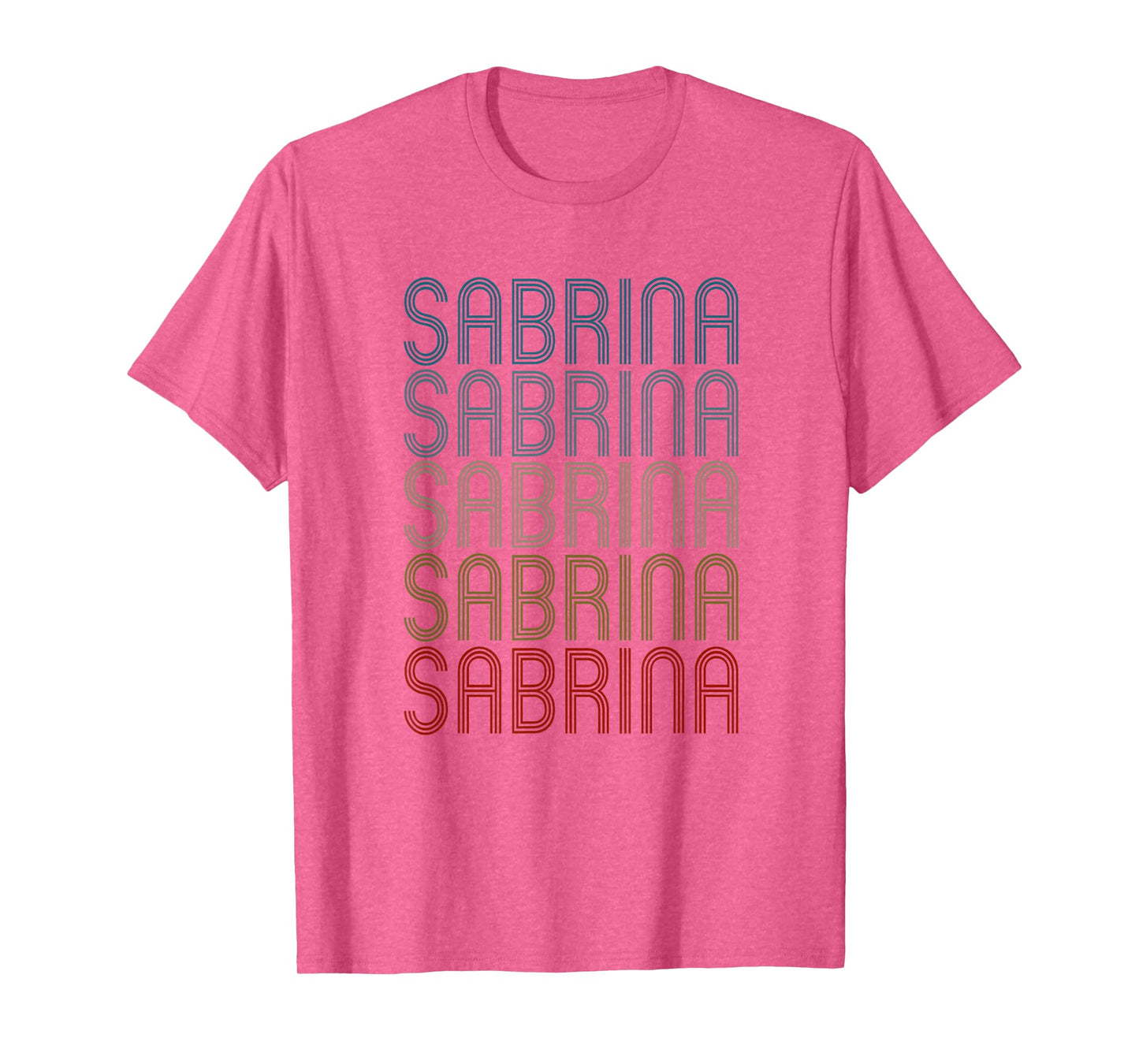 Sabrina First Name Vintage Retro T-Shirt